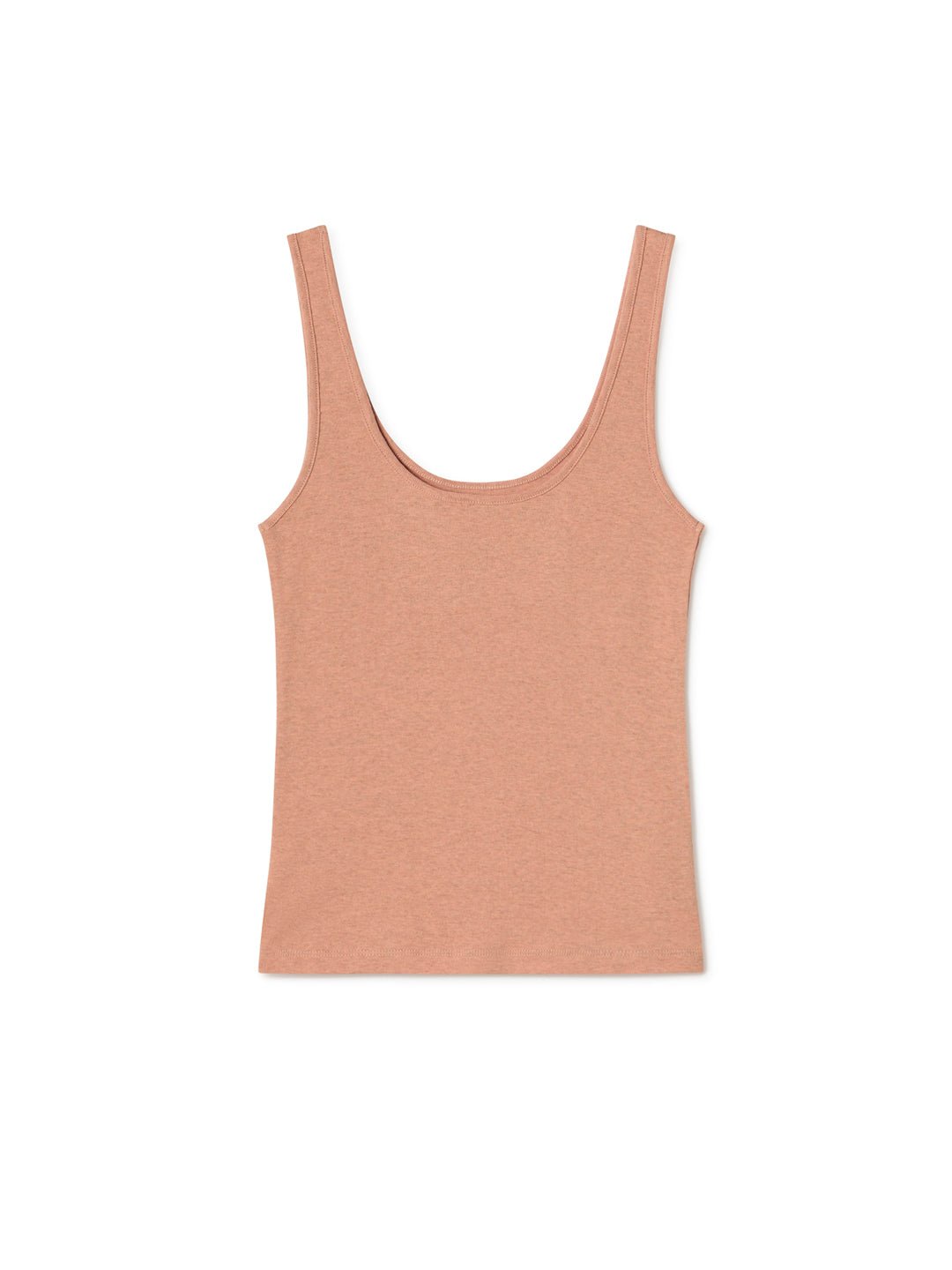 Recycled Rib Tank - Peach