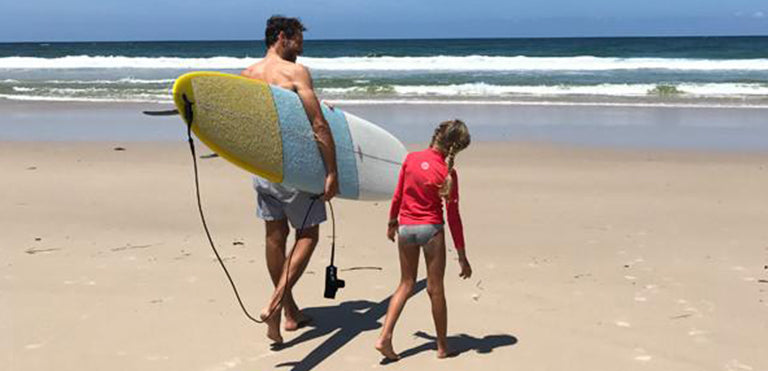 A Family that surfs together...