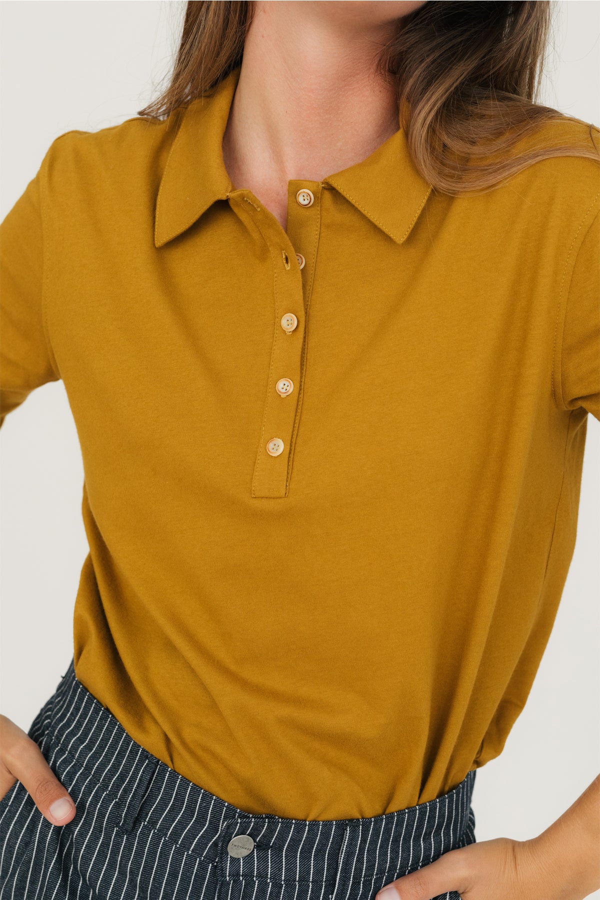 meta-hover, long sleeved jersey polo