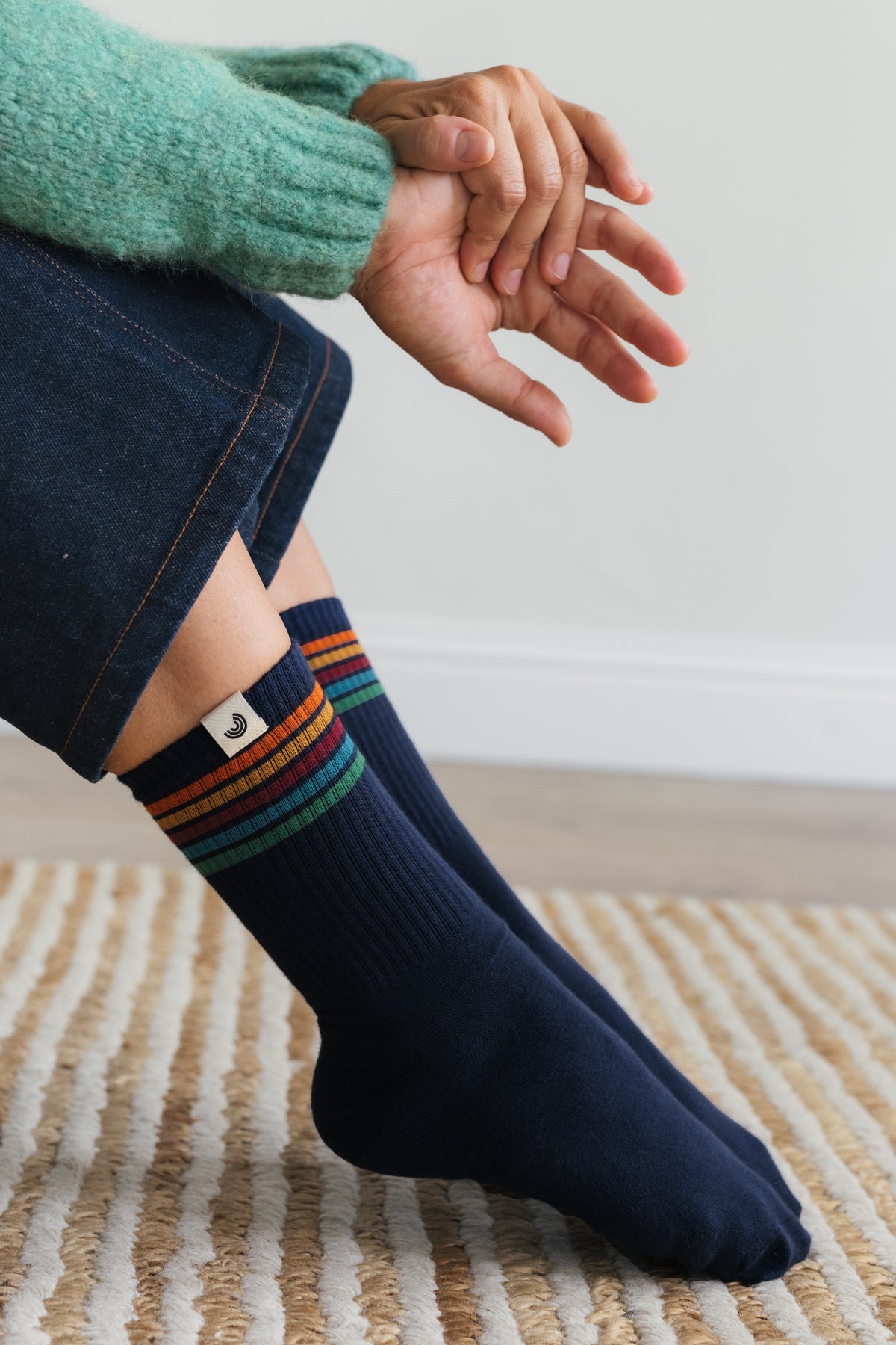 Omi - Multicolour Stripes Navy