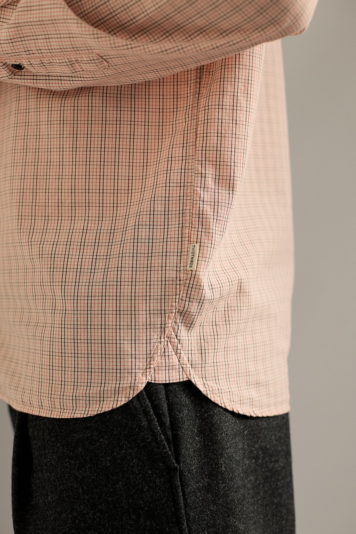 Portballintrae - Wine & Antique Pink Checks