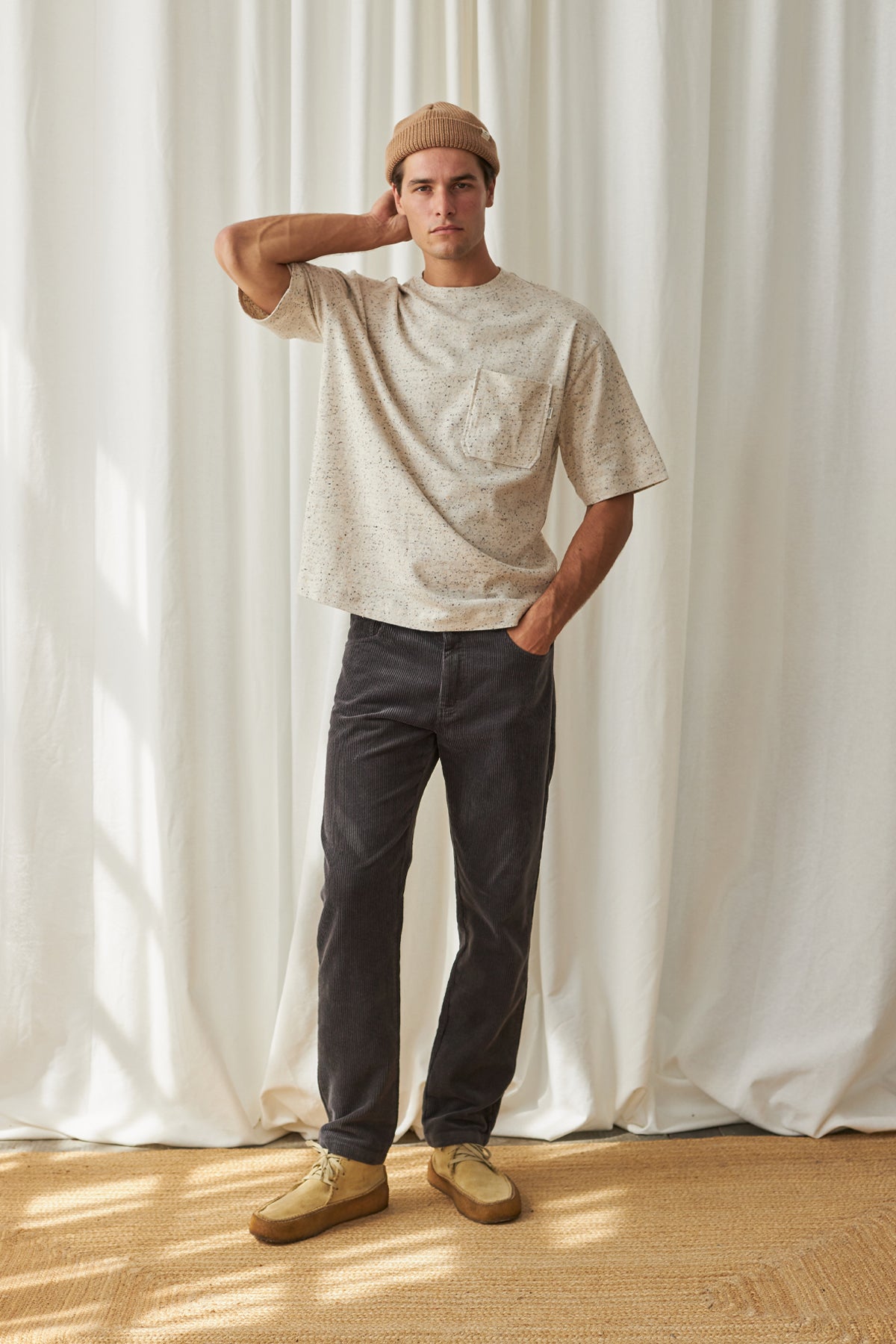 eco-conscious oversized tee for men