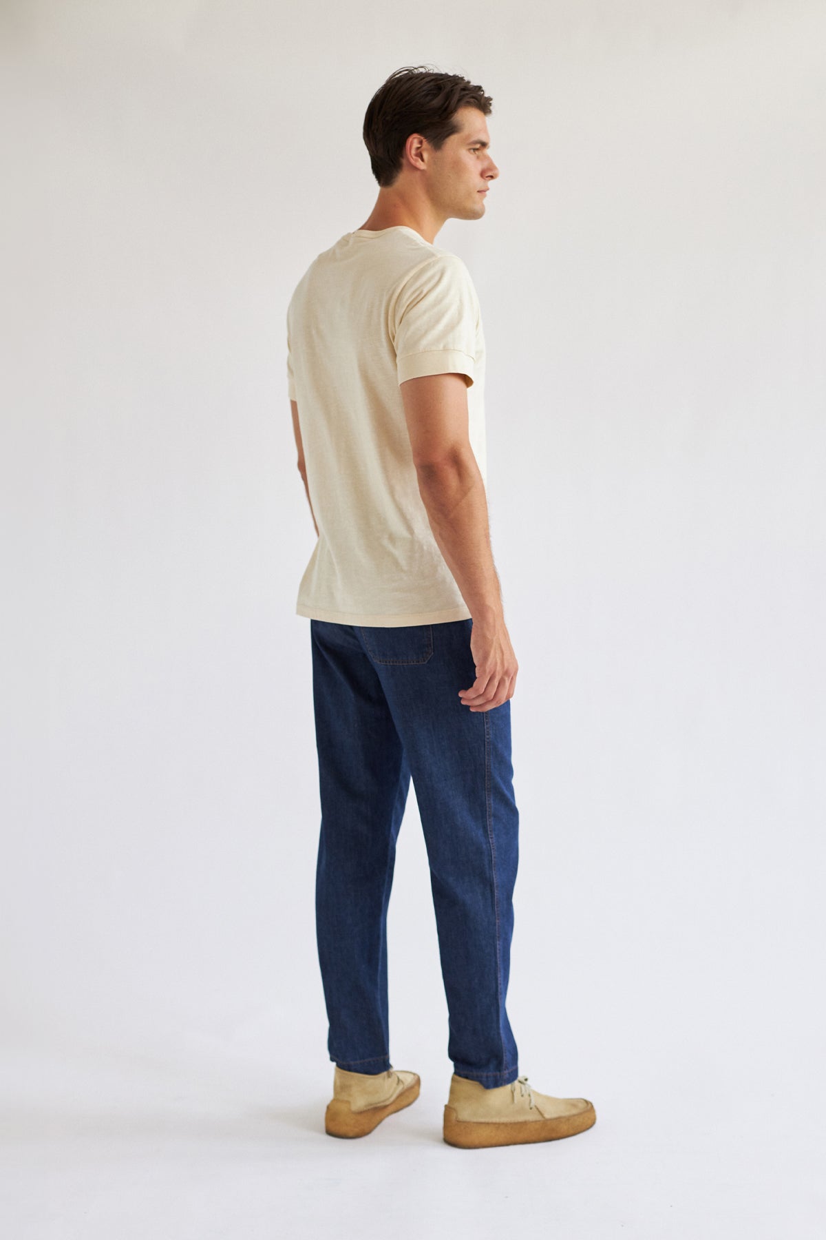 Comfortable denim joggers with pockets