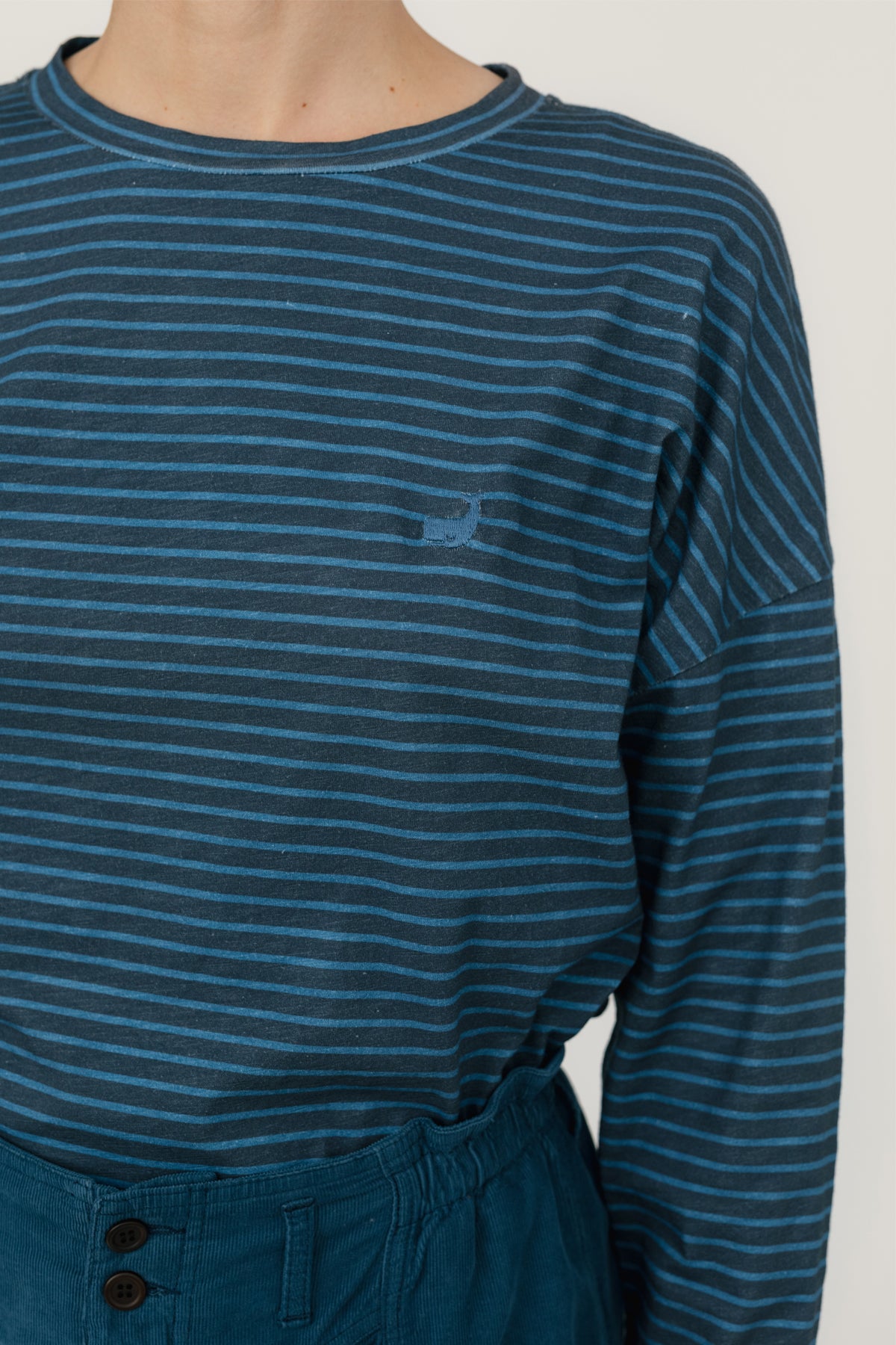 Verte - Navy Blue Stripes