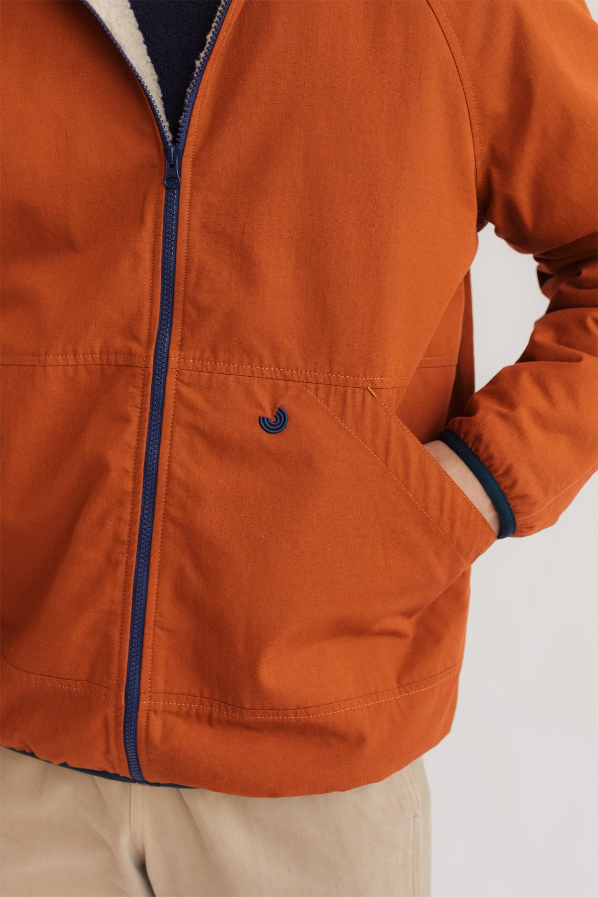 organic cotton water-repellent jacket