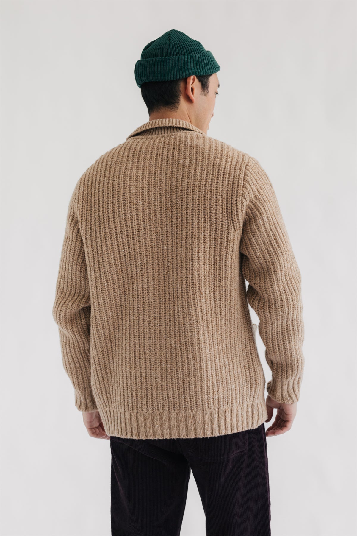 Eco-friendly cardigan for men