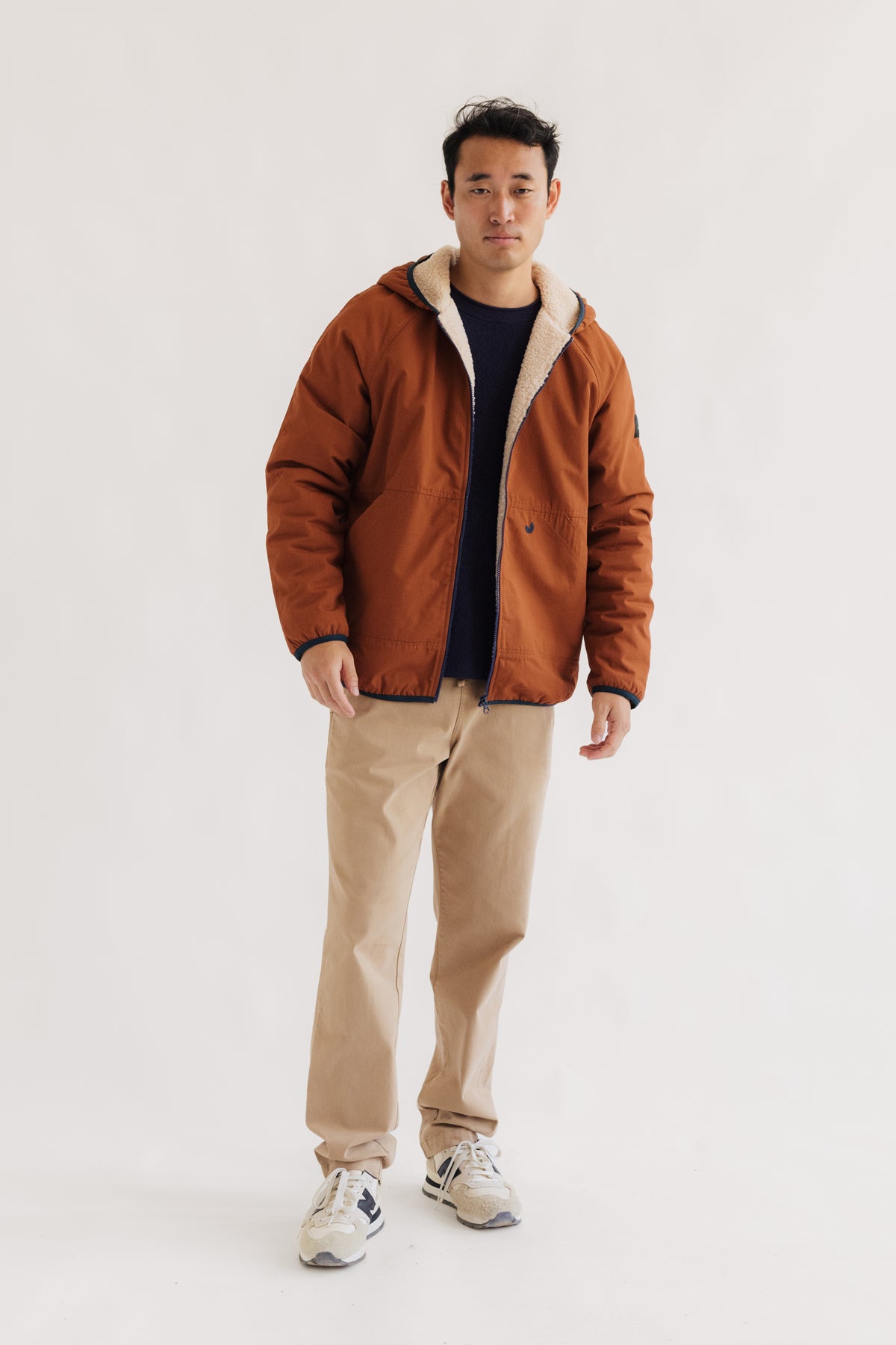 sustainable ripstop fabric men jacket