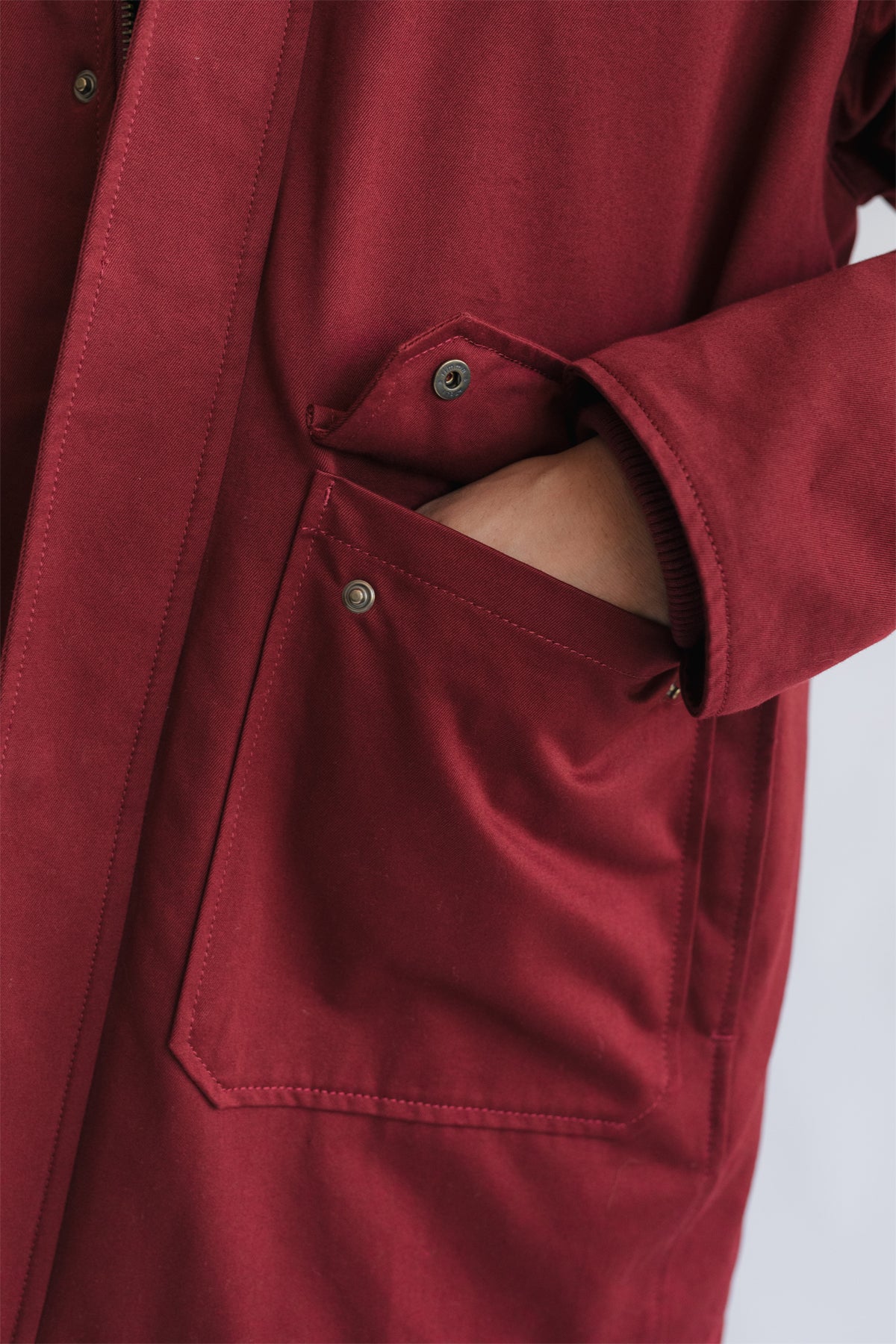 sustainable technical jacket with pockets