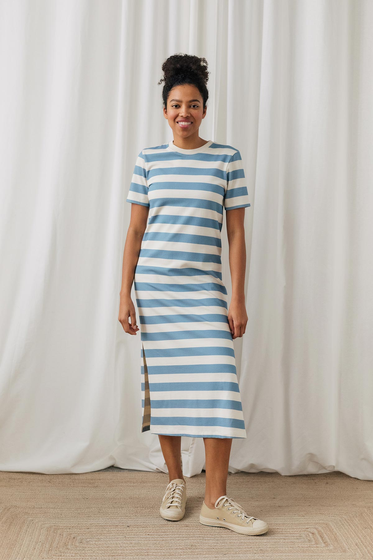 meta-preview, organic cotton French fleece dress