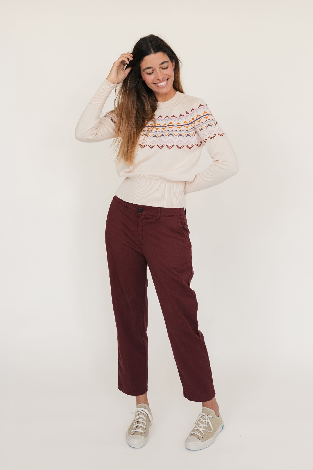 sustainable knit sweater for women