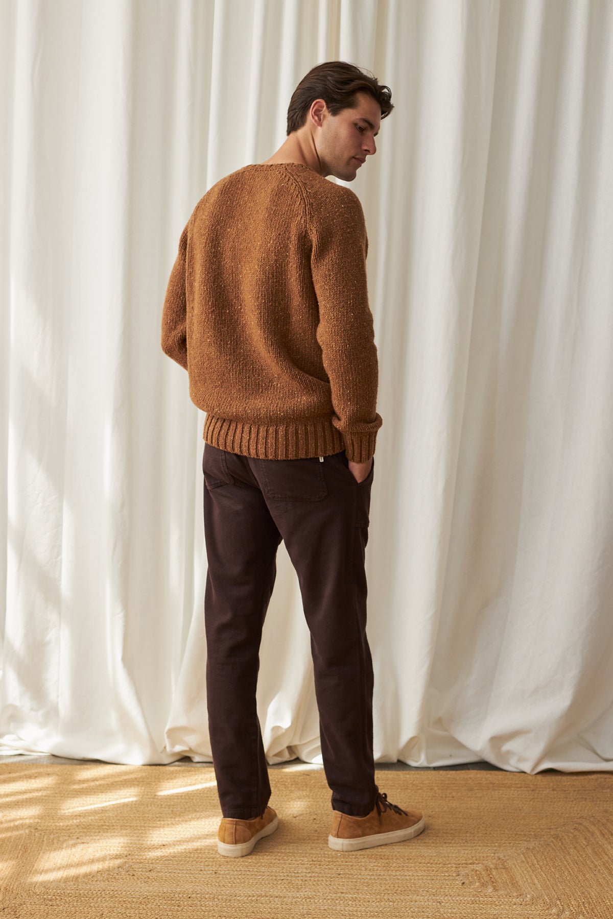 versatile sustainable knit for men