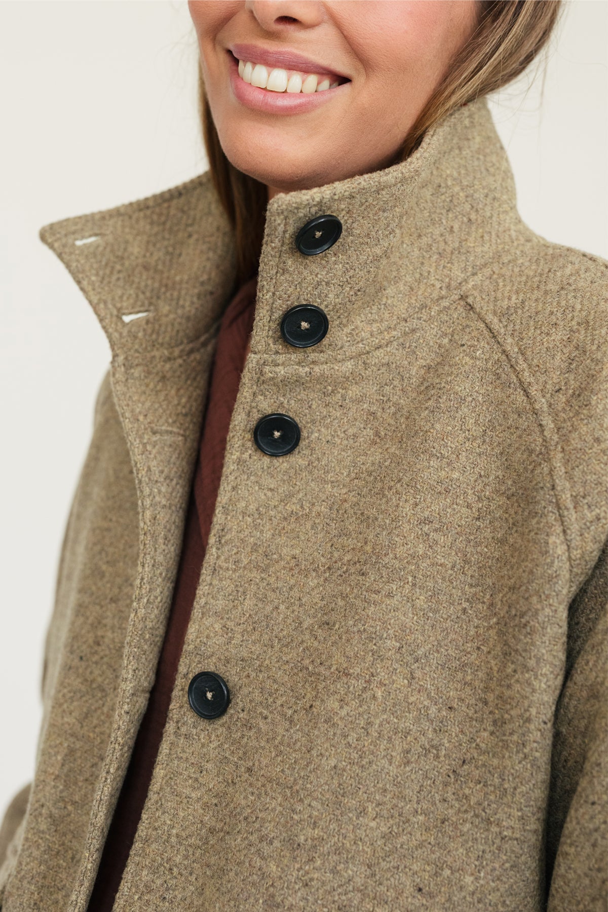 meta-preview, cropped fine wool jacket