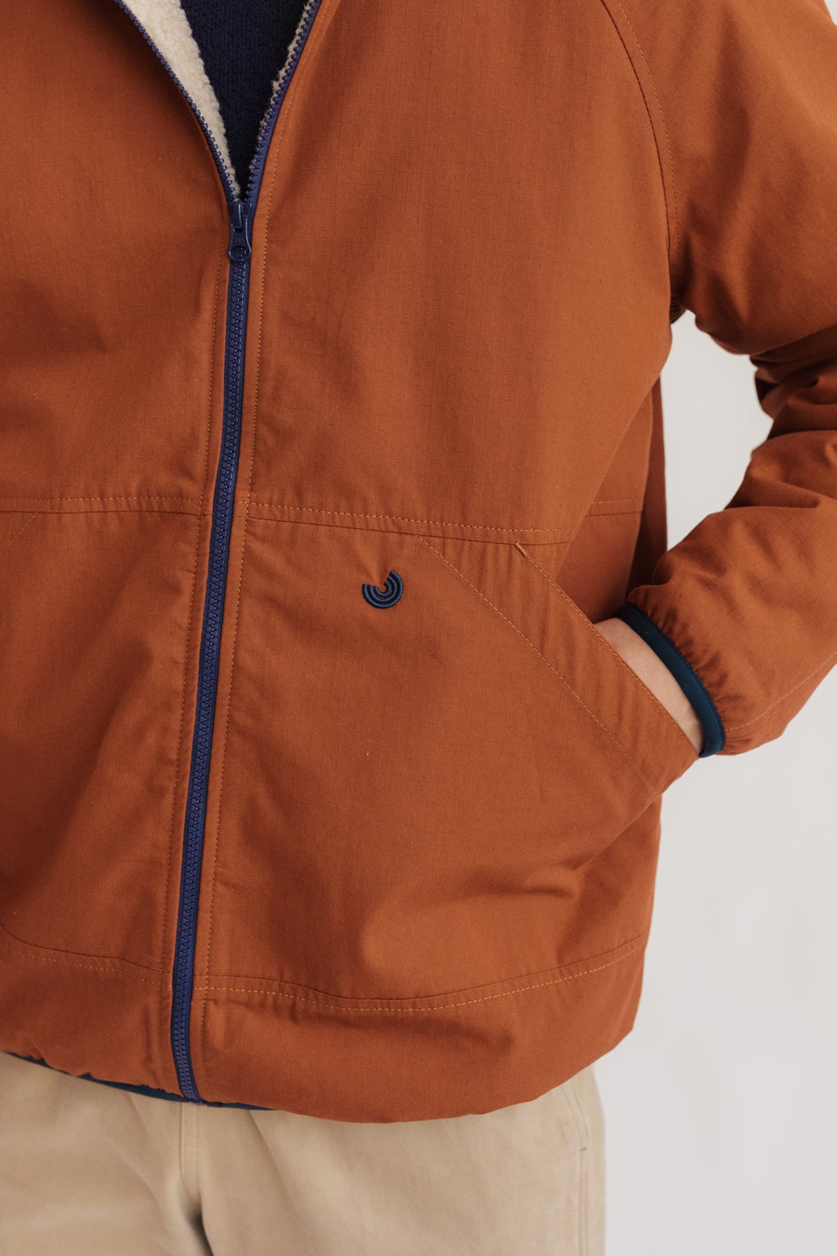 organic cotton water-repellent jacket