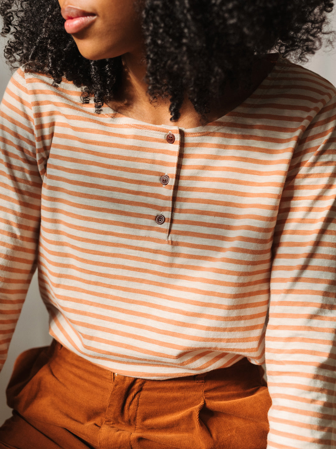 Tops Women - Fleurus - Tangerine Stripes