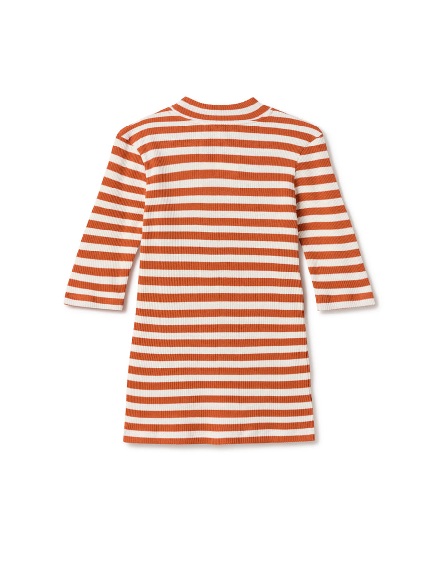 Tops Women - Aspland - Rust Stripes | Fair Fashion by TWOTHIRDS