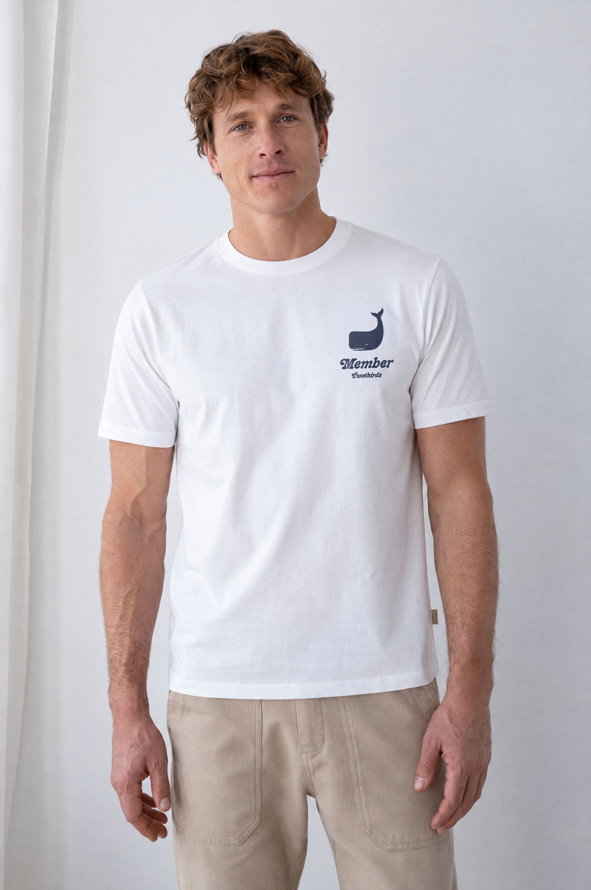 The Blue Community Tee - Ecru