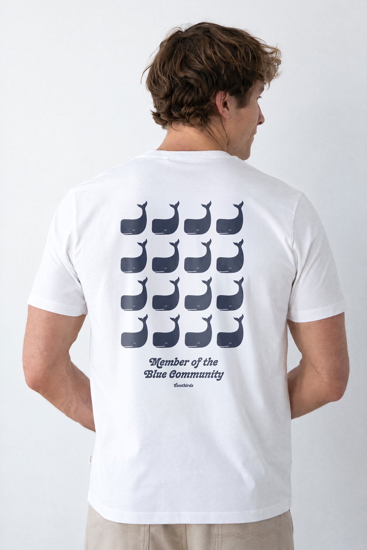 The Blue Community Tee - Ecru