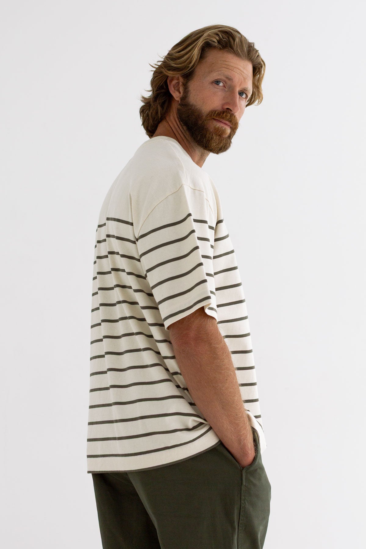 Esker - Khaki Stripes