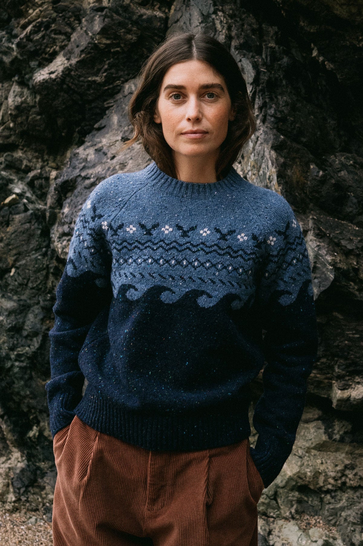 Gaios - Blue Jacquard