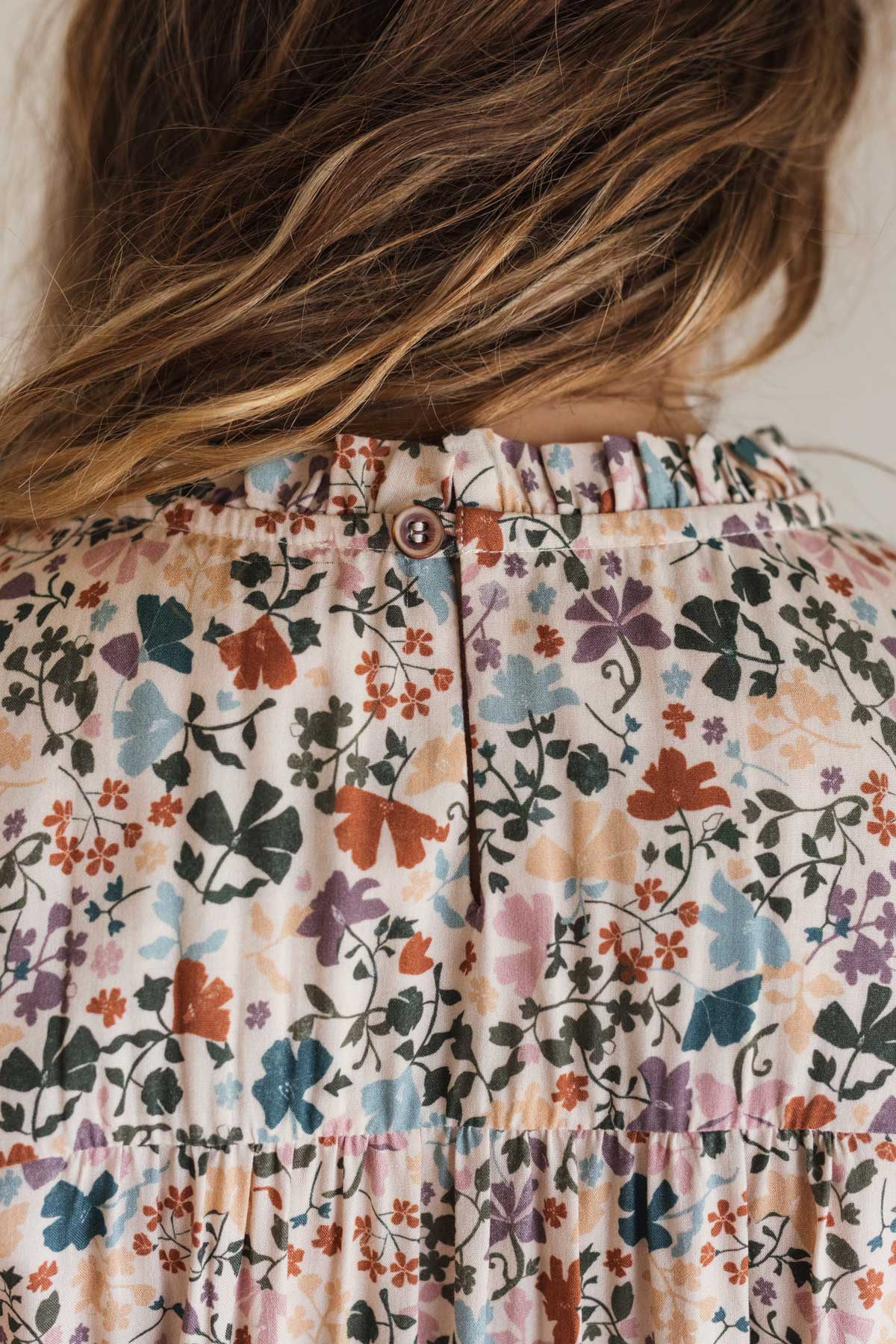 Eco-friendly women’s floral outfit