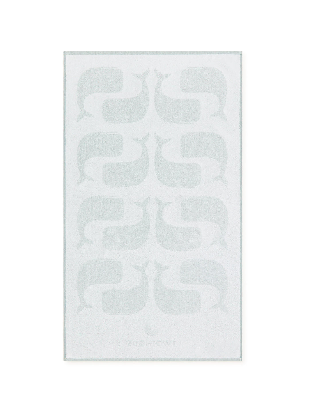Home Towel - Mint Whales