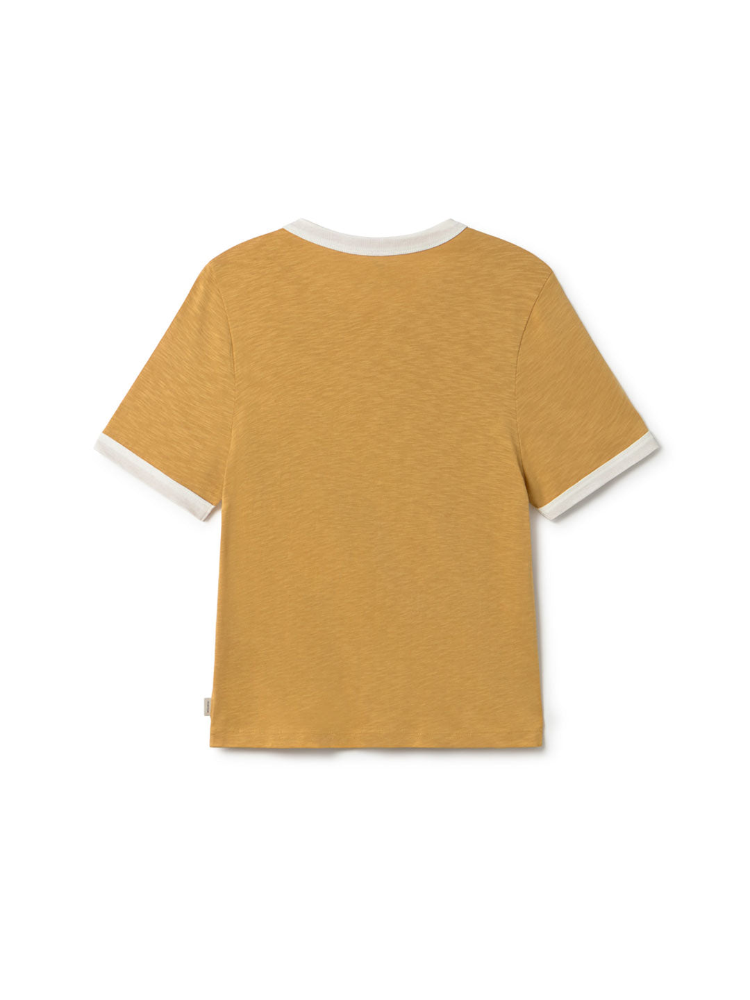 Sustainably made mustard tee 