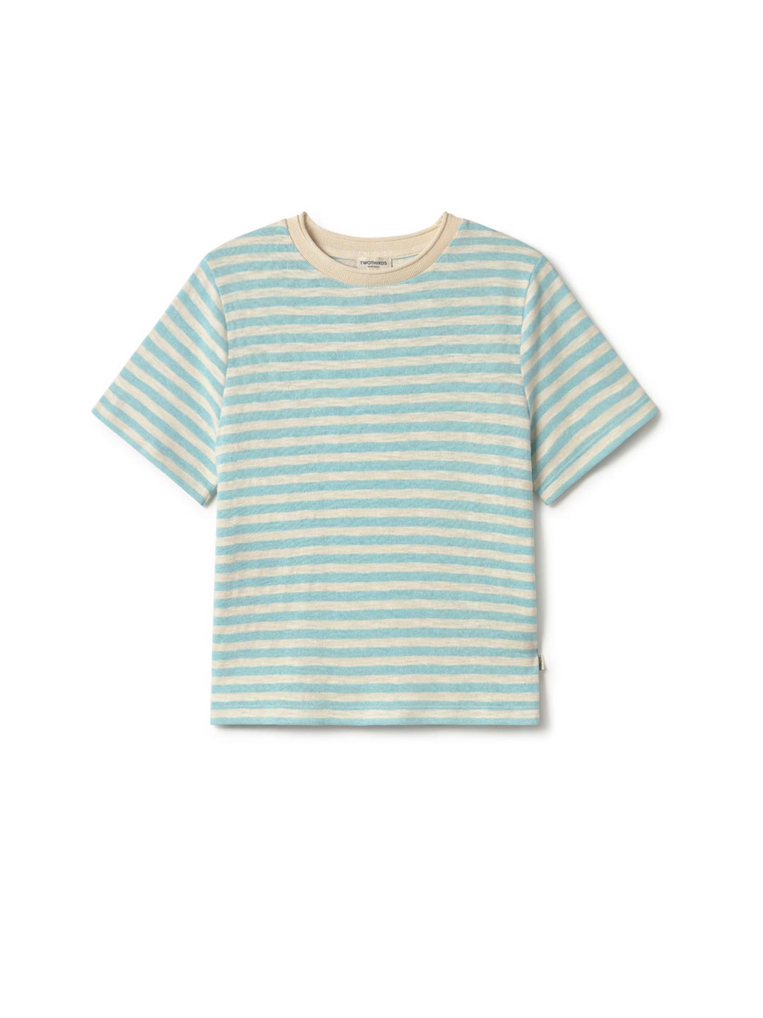 Puako - Light Blue & Ecru Stripes