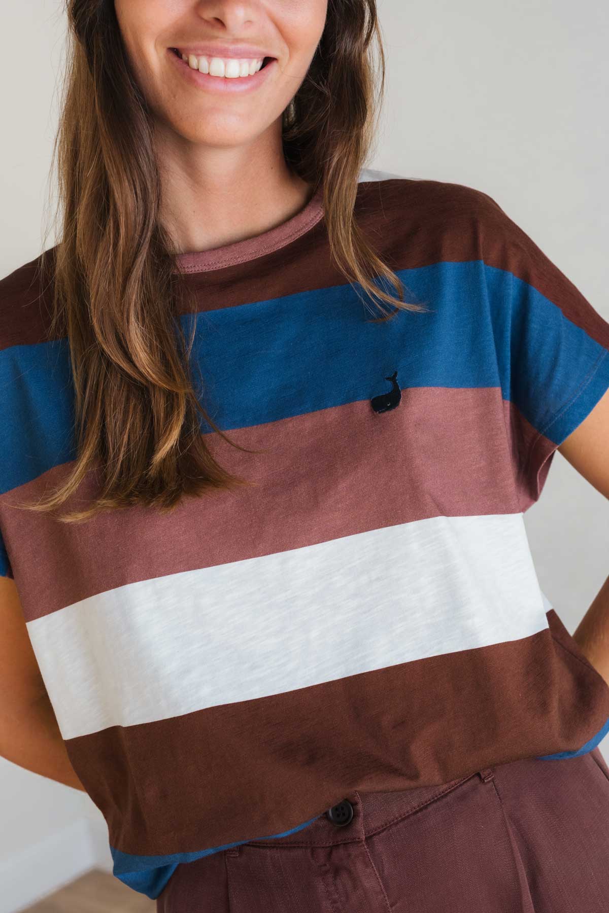 Sustainably made striped top