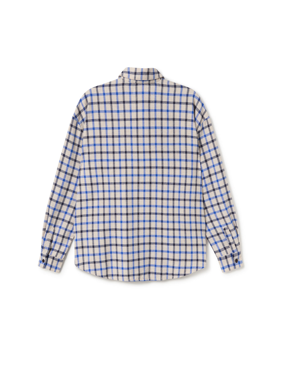 Sand - Blue & Black Checks | Fair Fashion by TWOTHIRDS