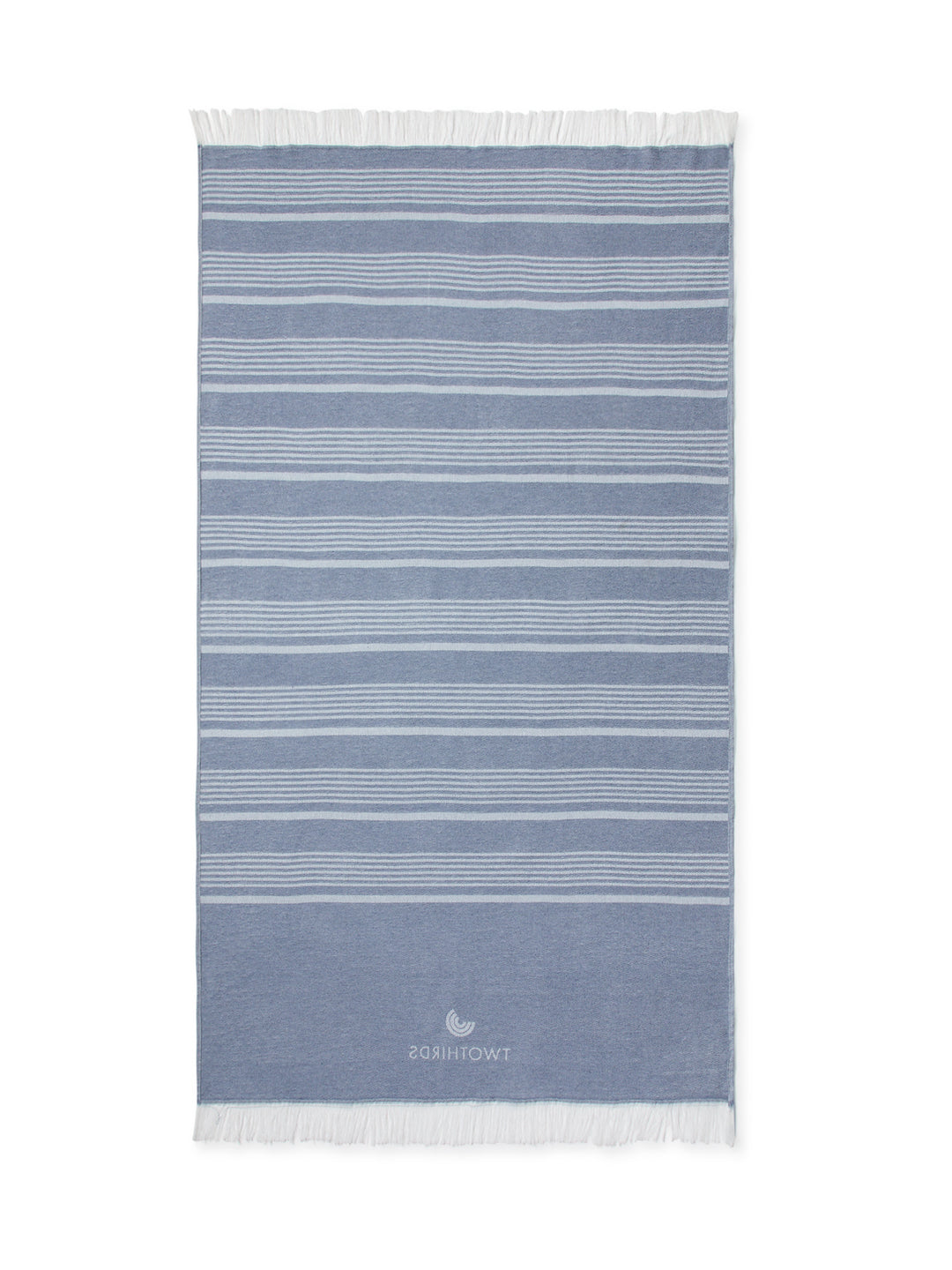 Travel Towel Thin Stripes - Blue