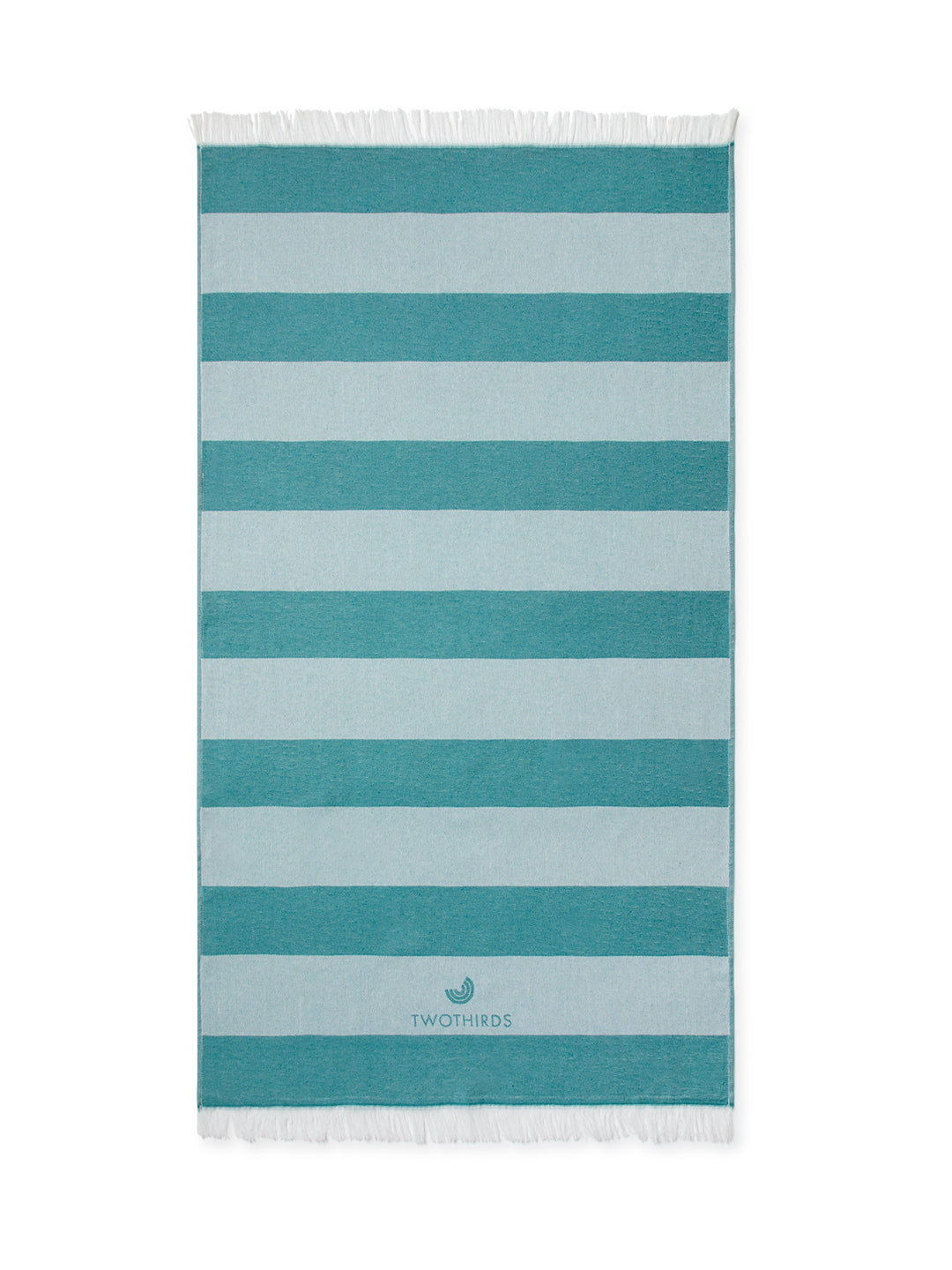 Travel Towel Big Stripes - Turquoise