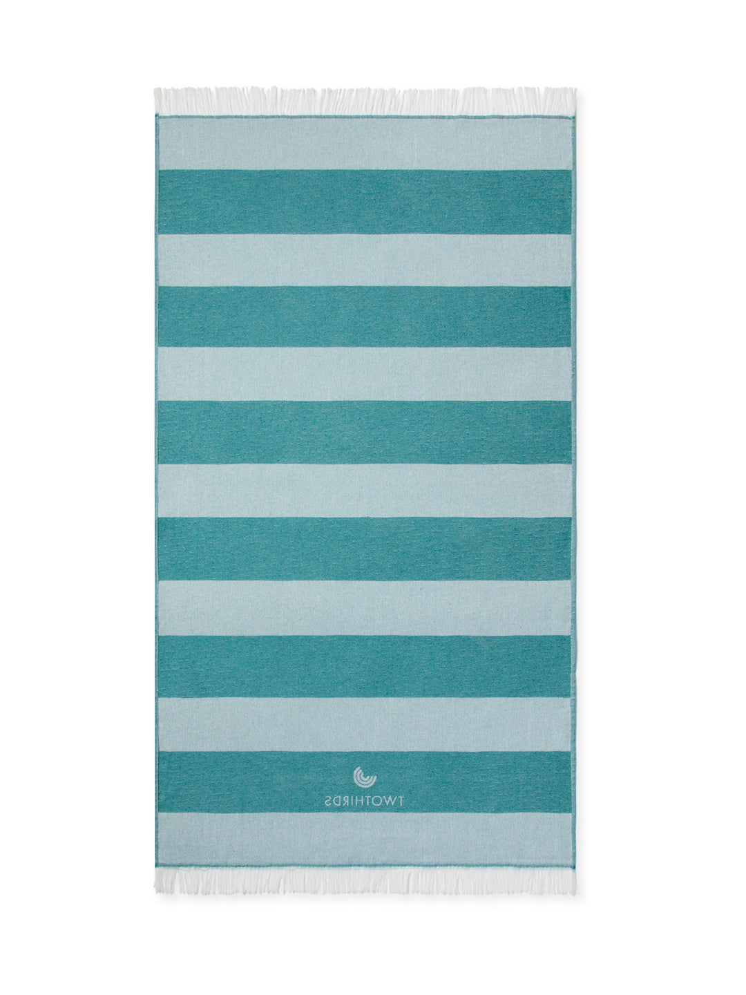 Travel Towel Big Stripes - Turquoise