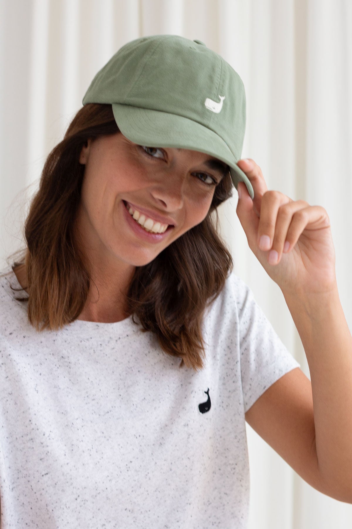 Whale Cap - Washed Green