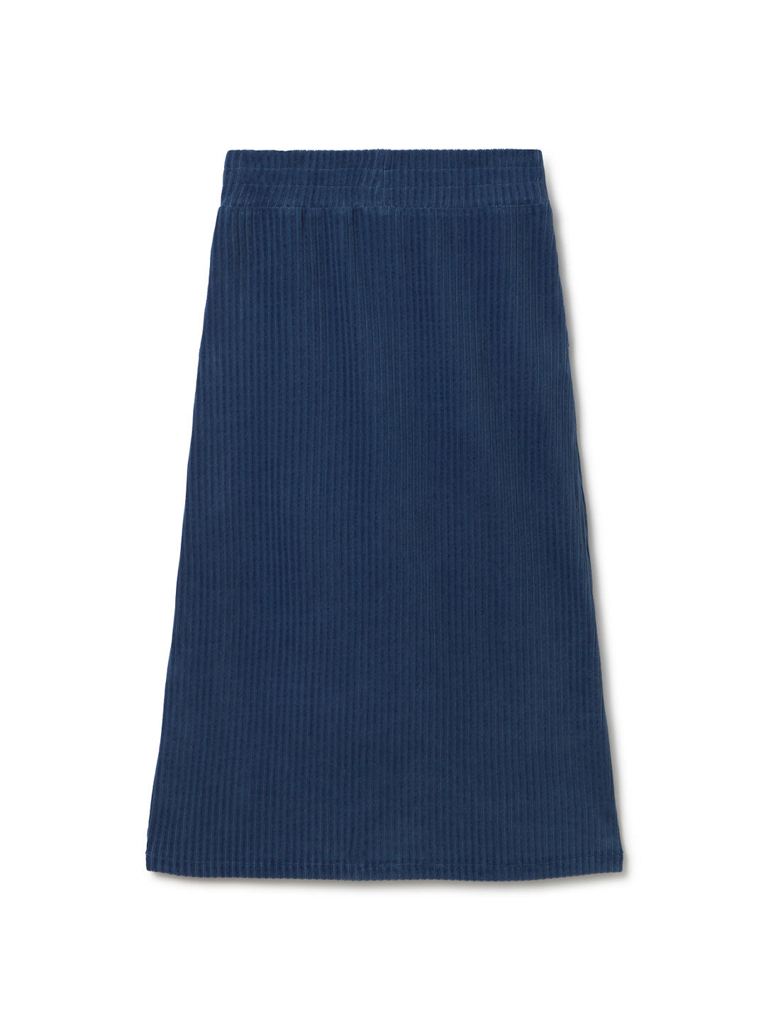 Sustainable vegan blue skirt