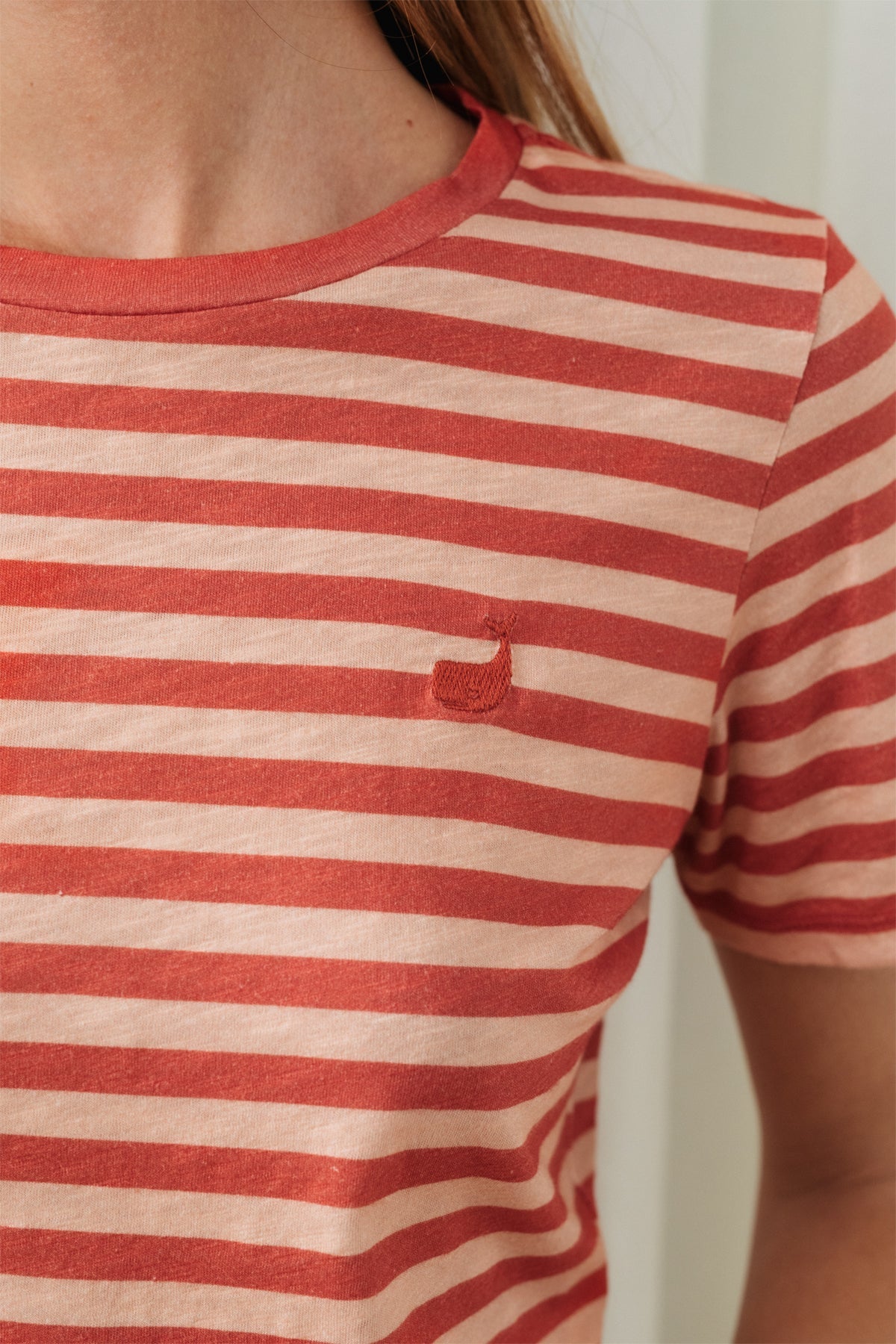 organic cotton striped tee