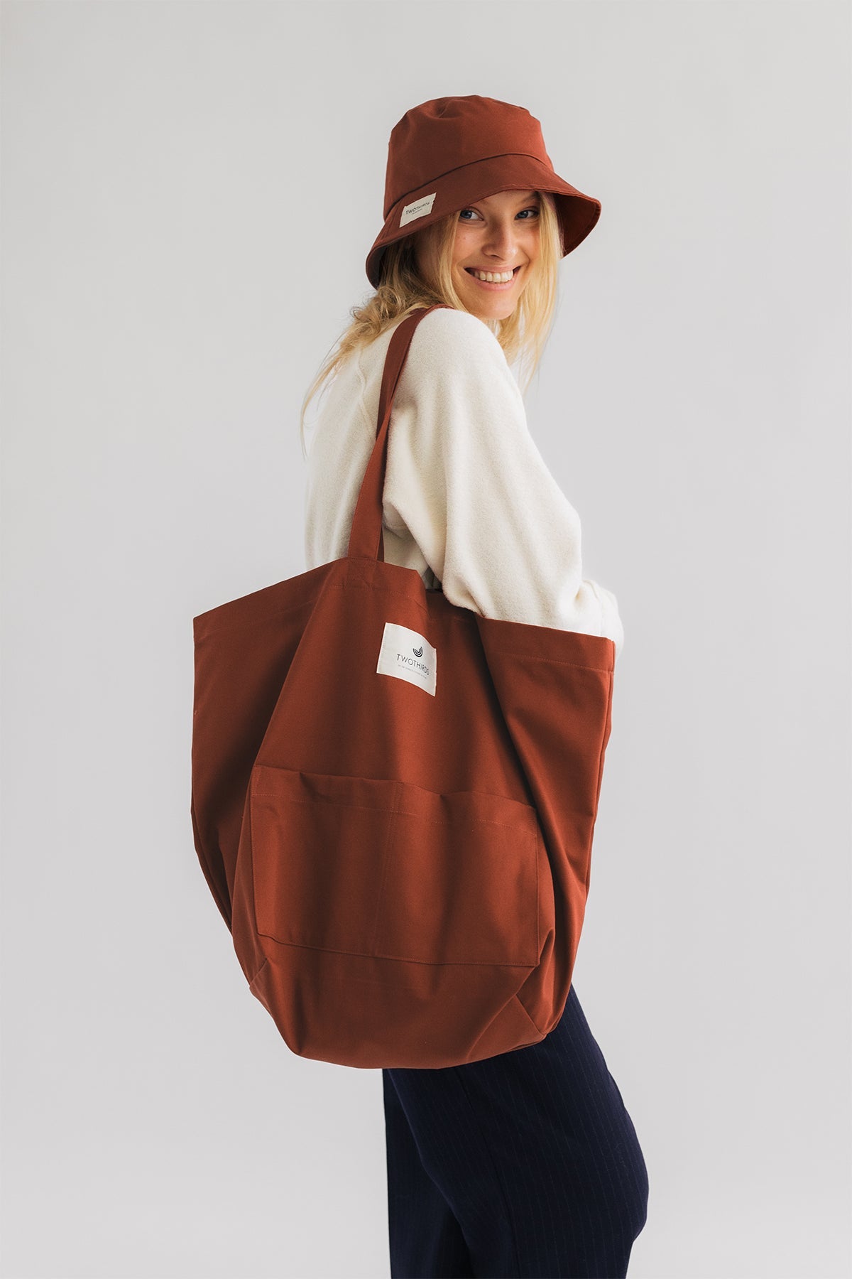 Basic Tote Bag - Brick