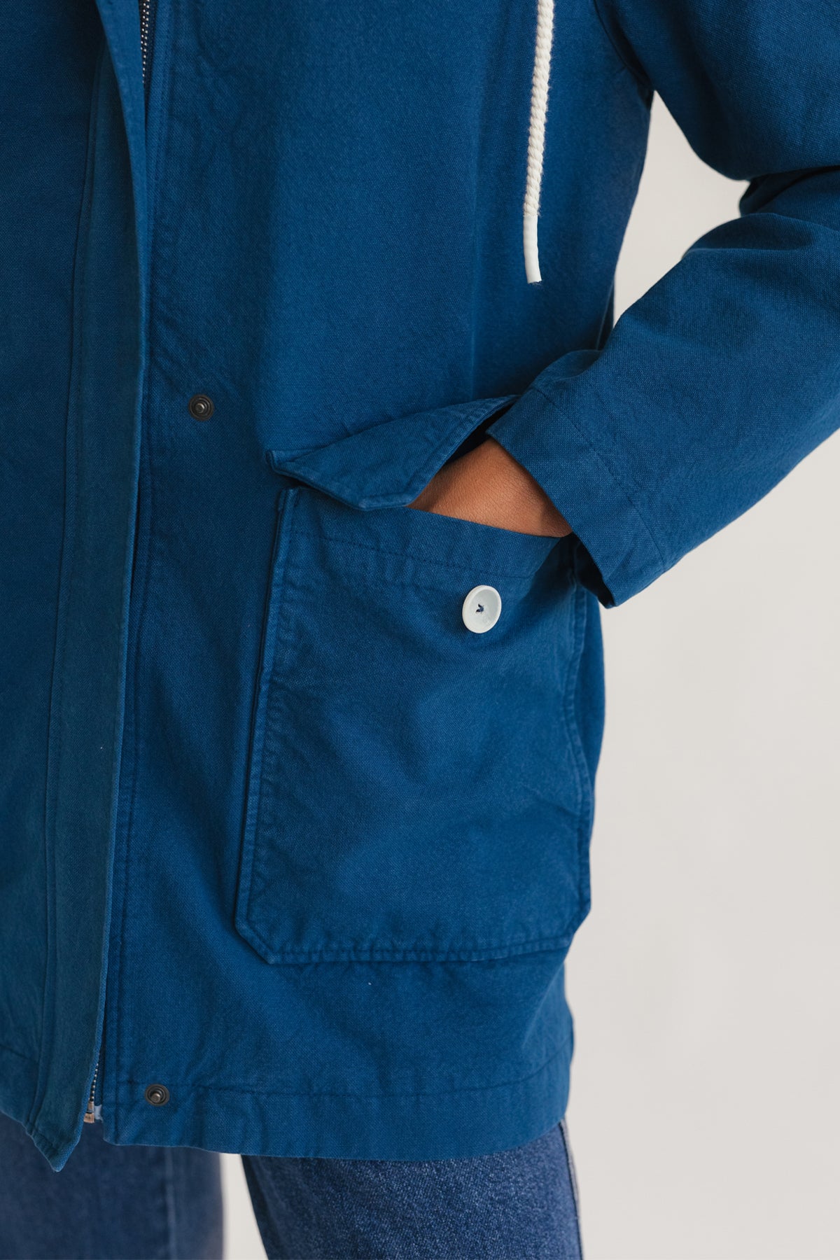 sustainable parka with pockets