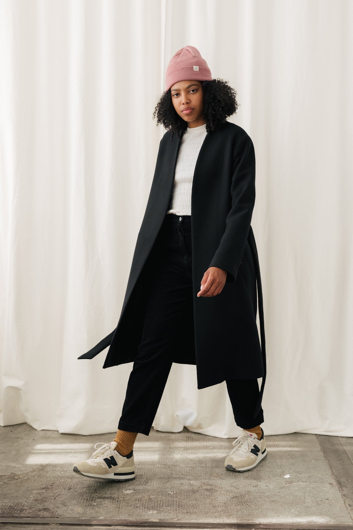 Black coat fashion online