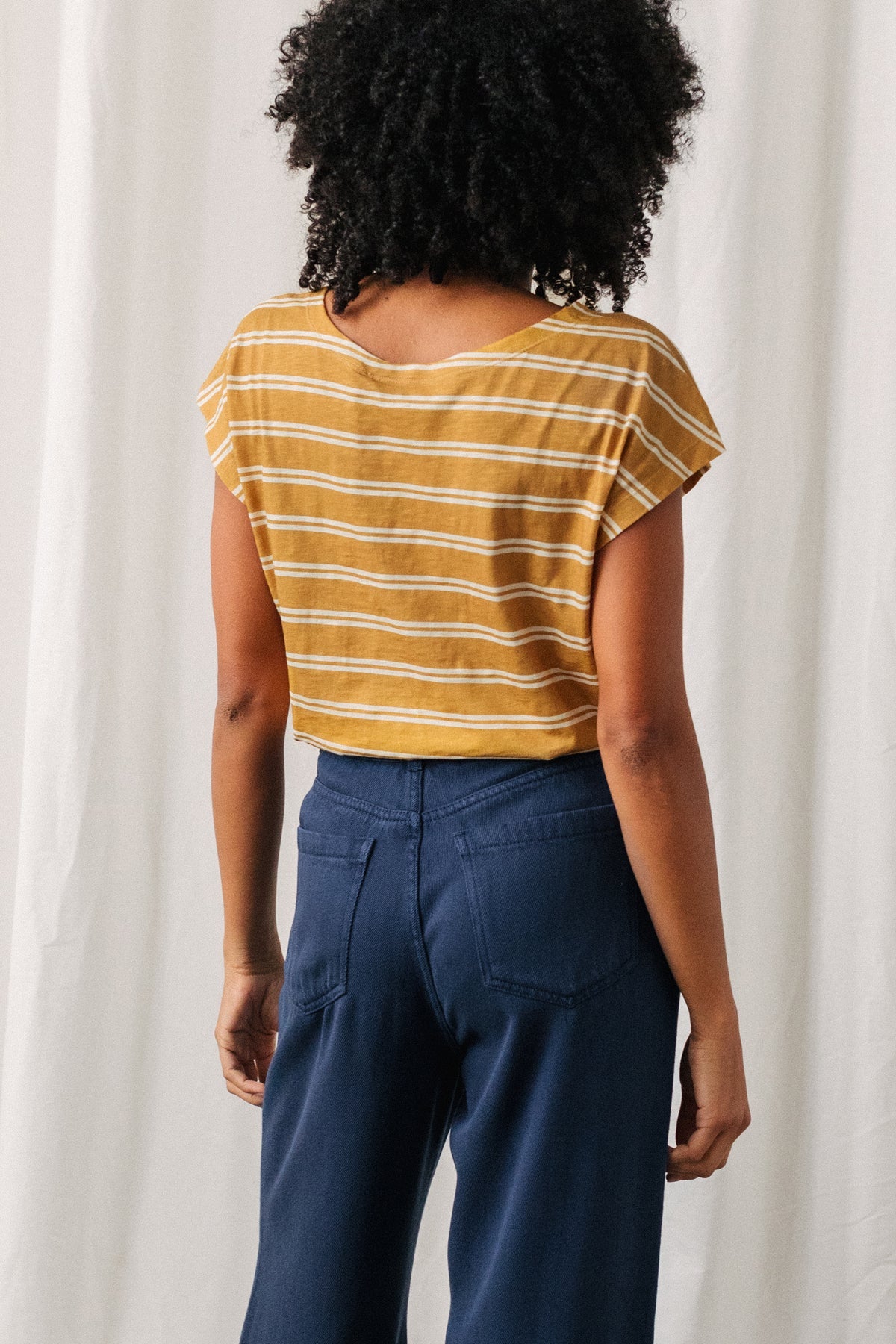 Evia - Mustard Stripes