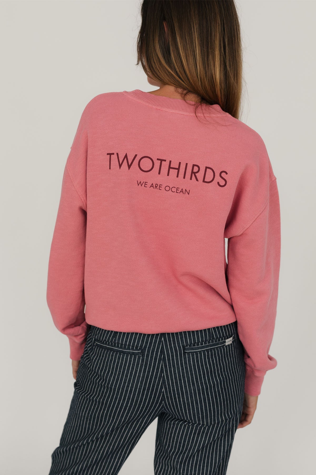 meta-preview, eco-friendly pink sweatshirt for women