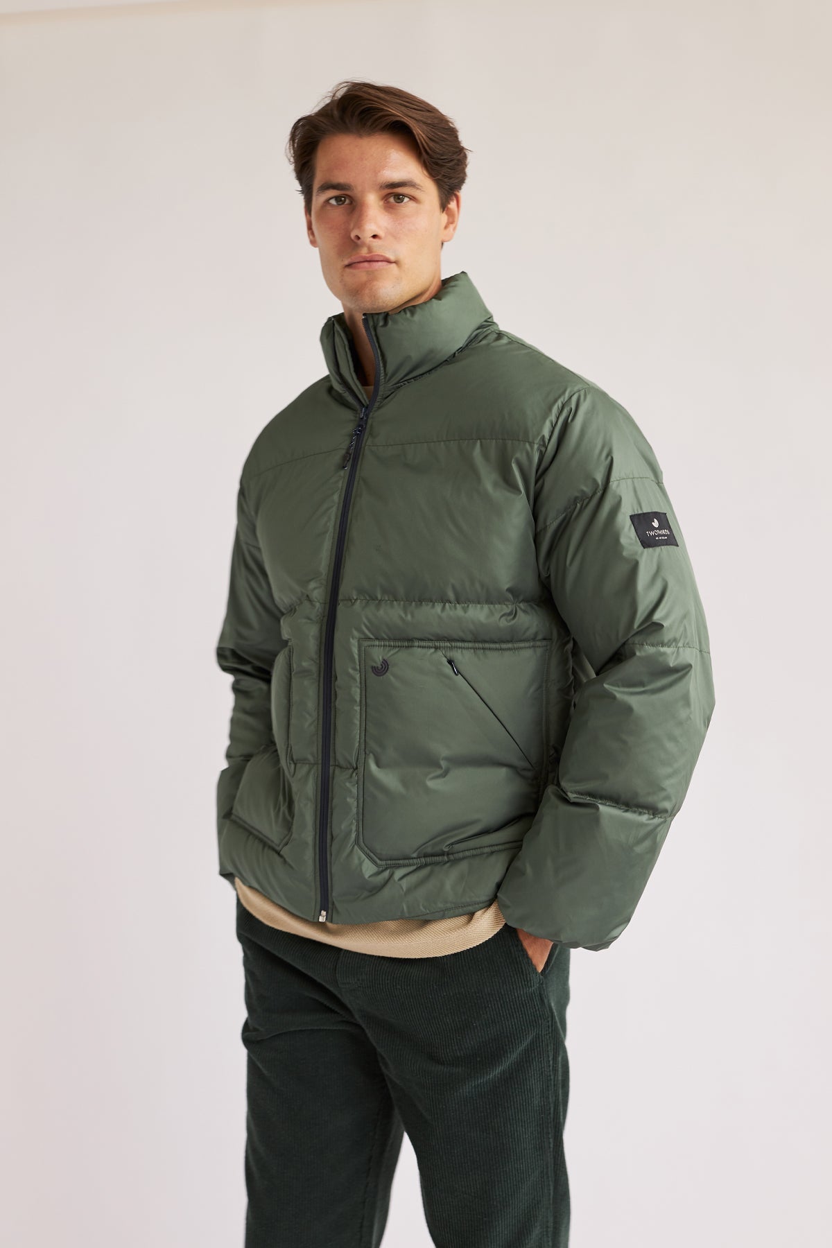 meta-preview, cropped padded sustainable men jacket