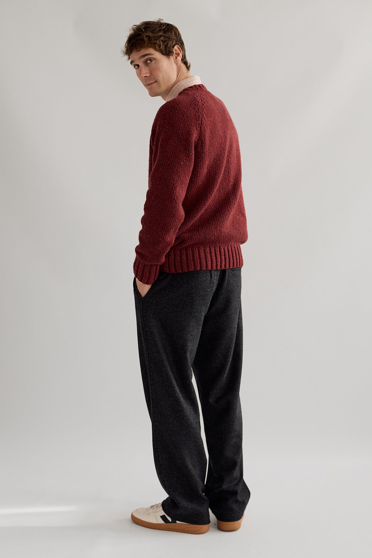 sustainable knit made from recycled wool