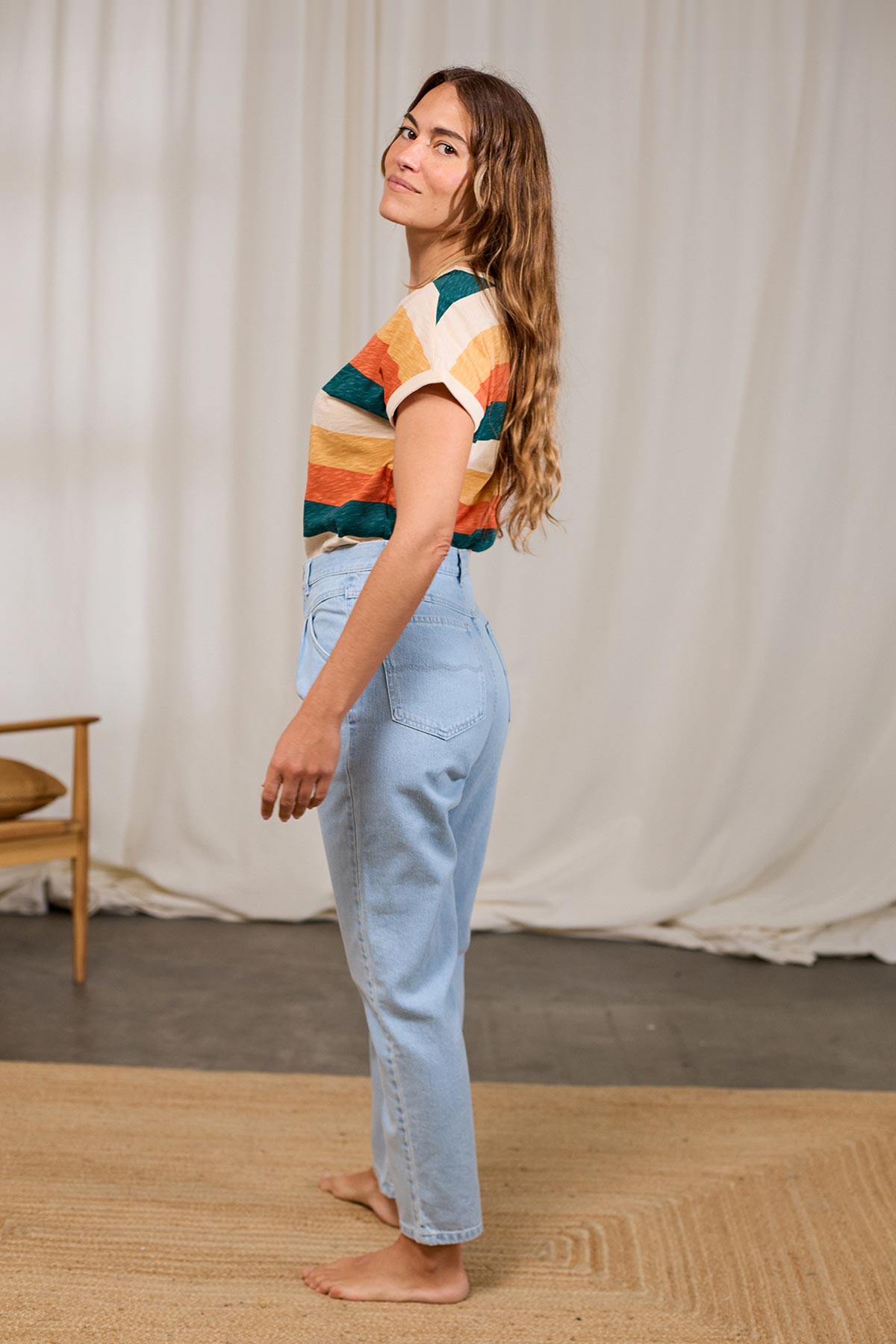 sustainable fashion dropped shoulder tee