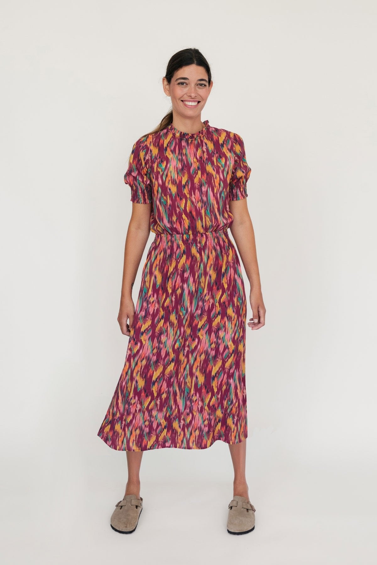 Eco-friendly women’s patterned dress