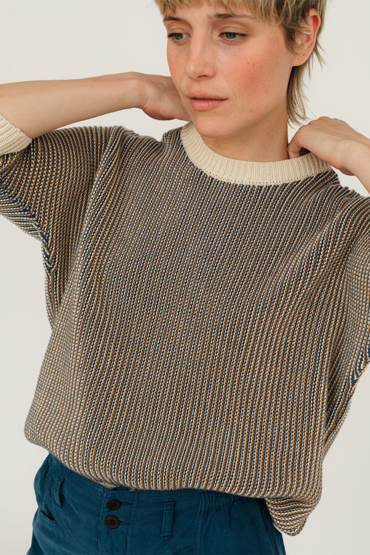 eco-friendly knitted top for women