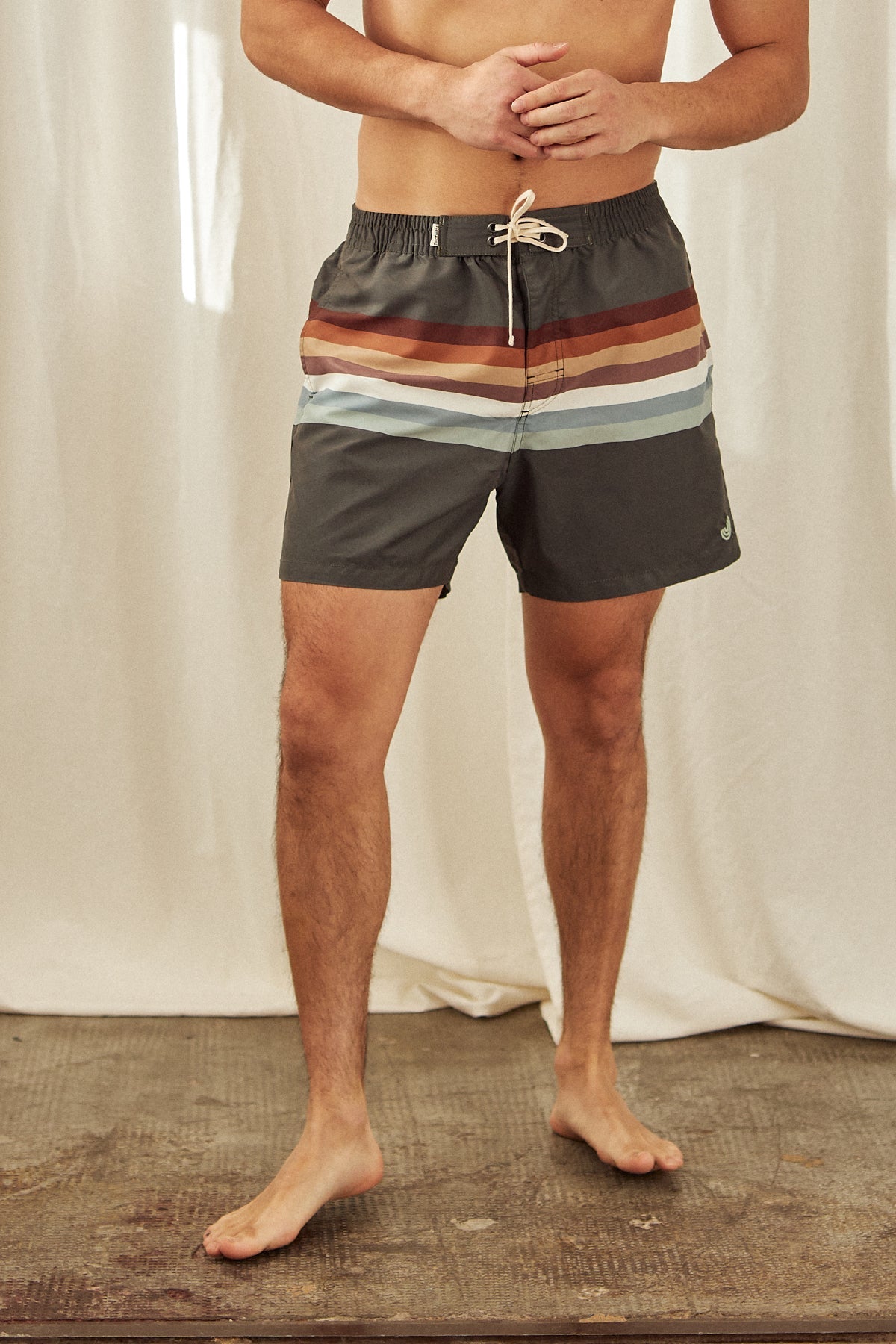 Harrington - Green Multicolour Stripes