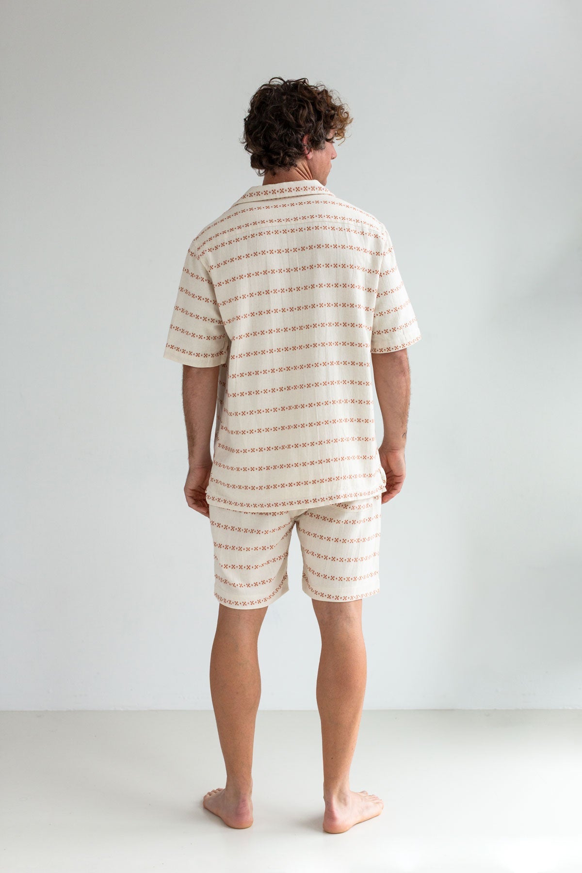 Heringsdorf - Ecru/Adobe Jacquard