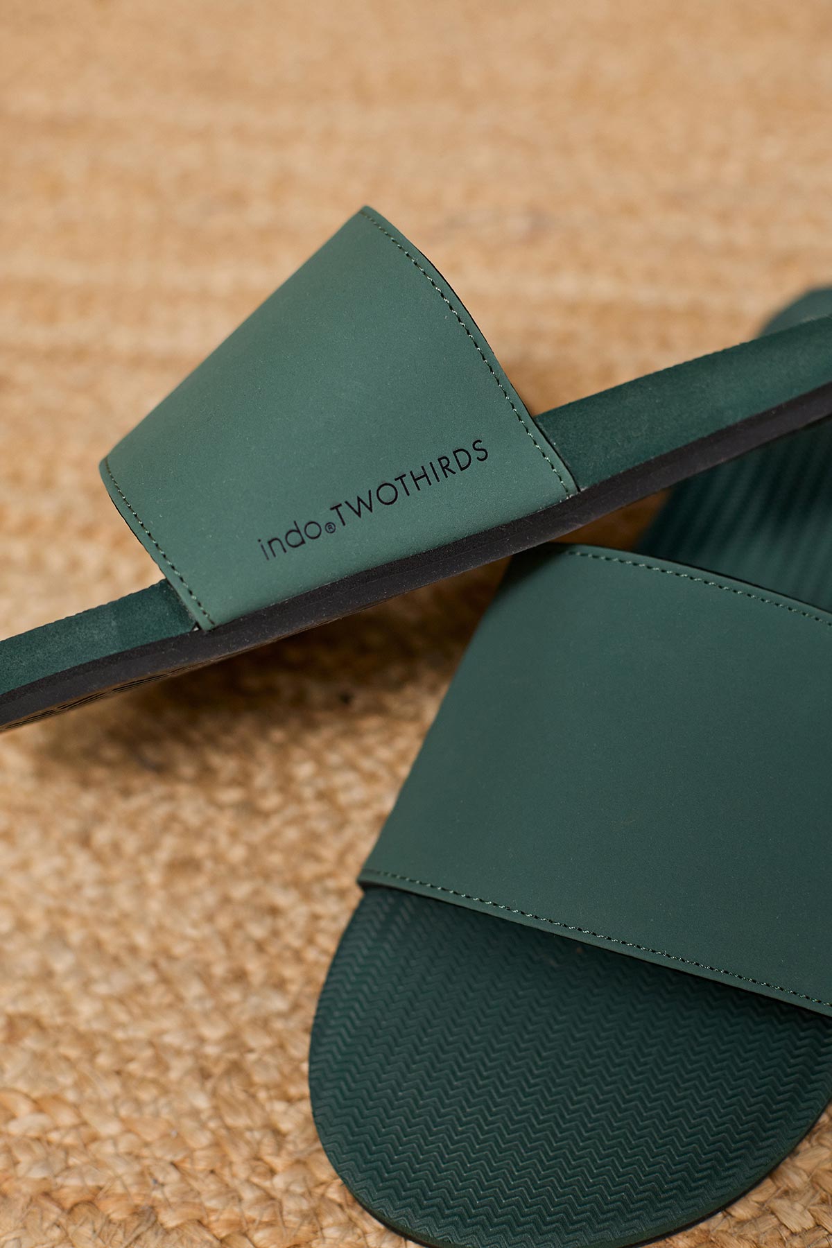 Indosole Slide - Leaf Green
