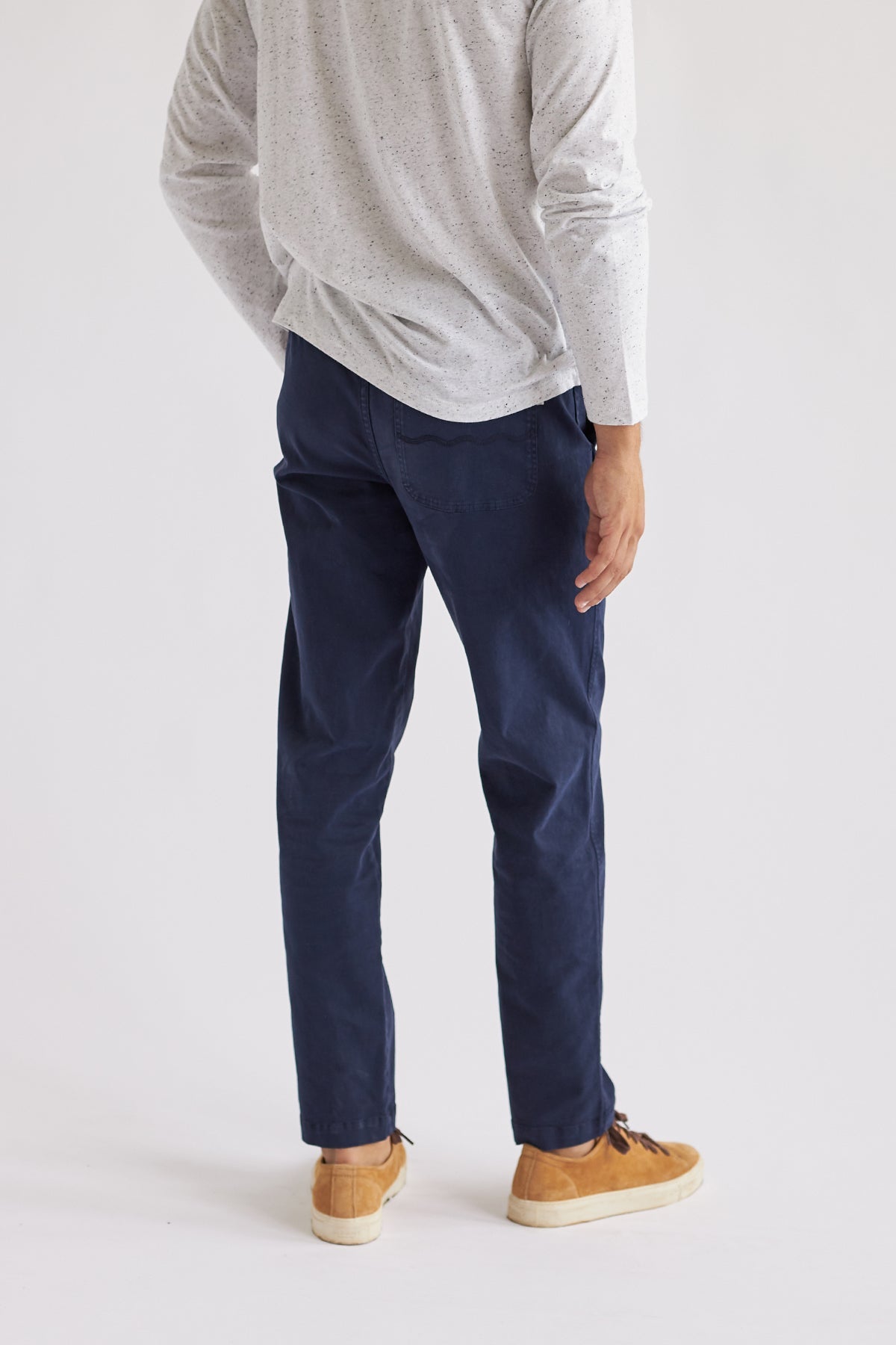 sustainable and comfortable blue pants