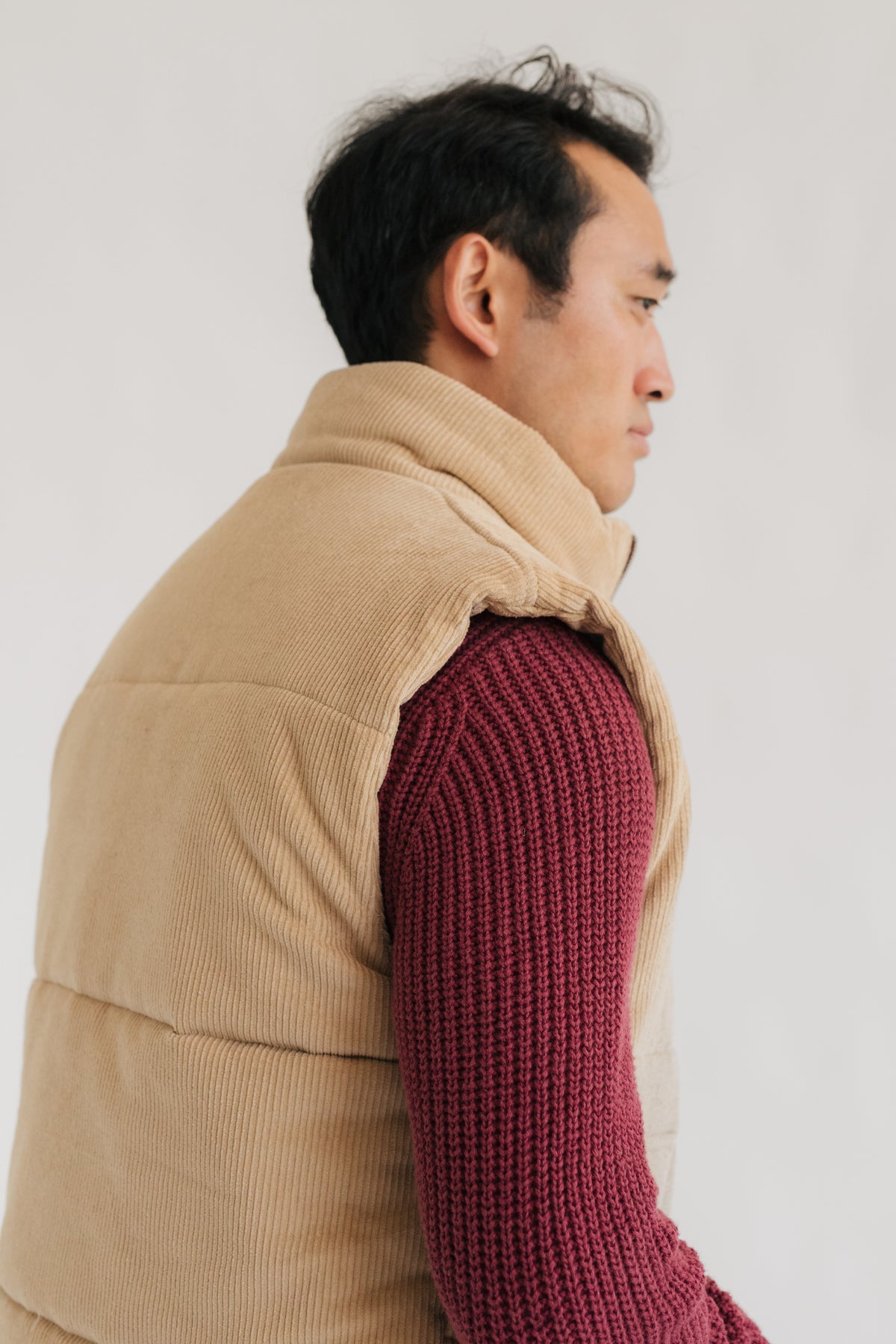 corduroy sustainable vest